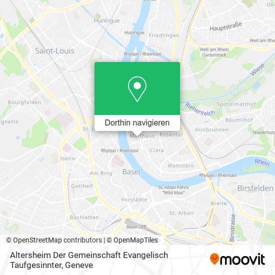 Altersheim Der Gemeinschaft Evangelisch Taufgesinnter Karte