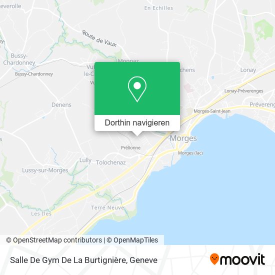 Salle De Gym De La Burtignière Karte
