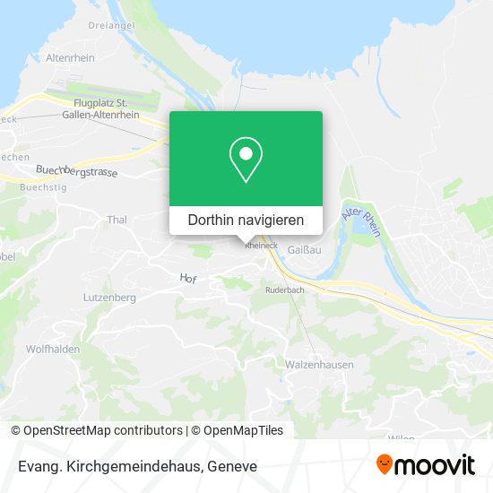 Evang. Kirchgemeindehaus Karte