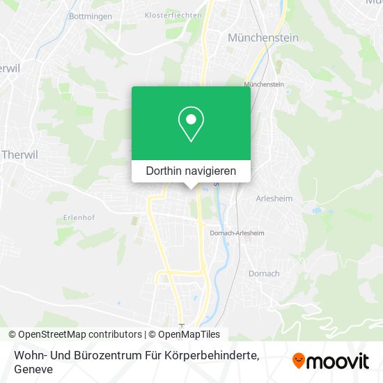 Wohn- Und Bürozentrum Für Körperbehinderte Karte
