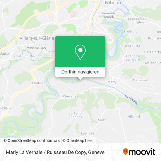 Marly La Vernaie / Ruisseau De Copy Karte