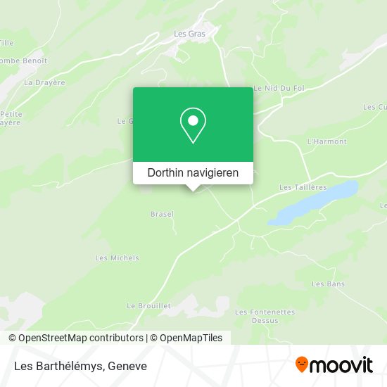 Les Barthélémys Karte