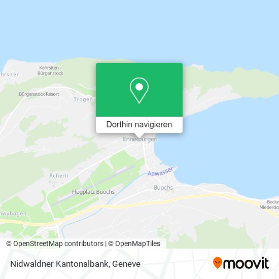 Nidwaldner Kantonalbank Karte
