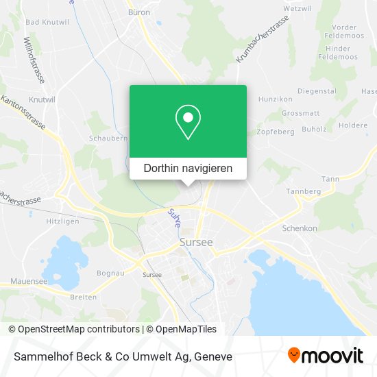 Sammelhof Beck & Co Umwelt Ag Karte