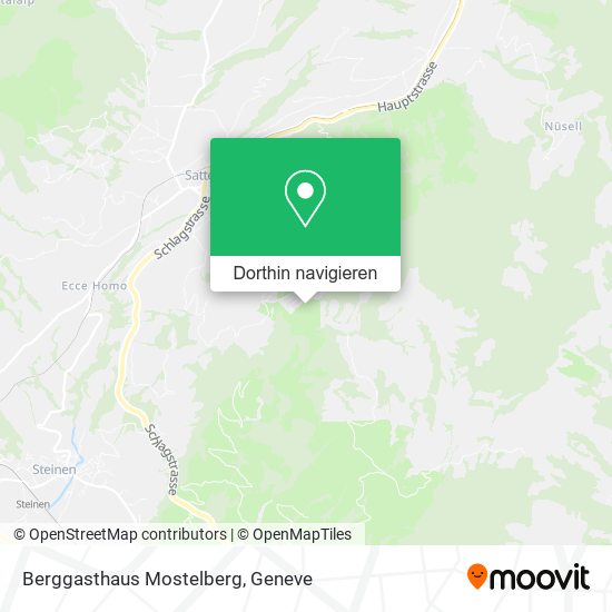 Berggasthaus Mostelberg Karte