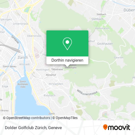 Dolder Golfclub Zürich Karte