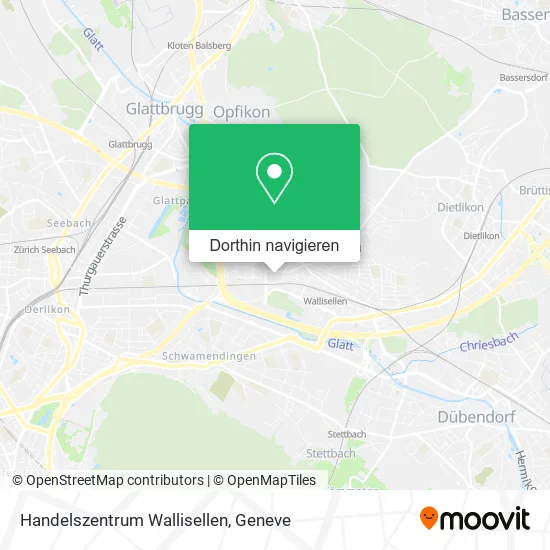 Handelszentrum Wallisellen Karte