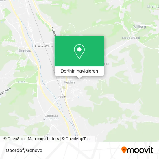 Oberdof Karte