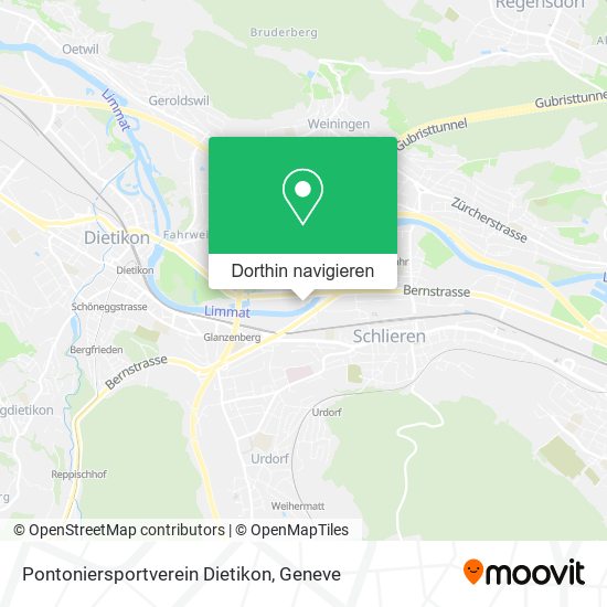 Pontoniersportverein Dietikon Karte