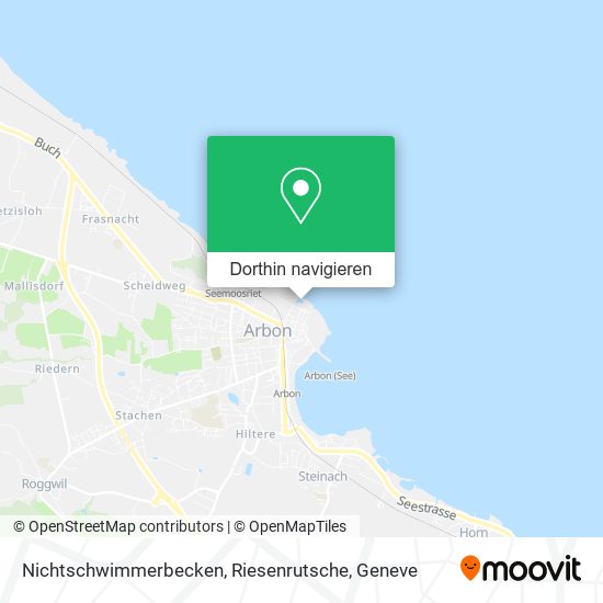 Nichtschwimmerbecken, Riesenrutsche Karte