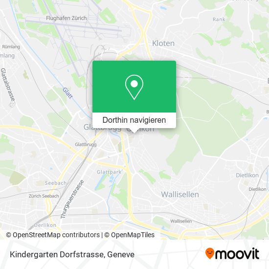 Kindergarten Dorfstrasse Karte