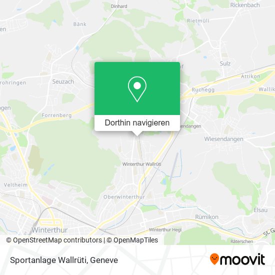 Sportanlage Wallrüti Karte