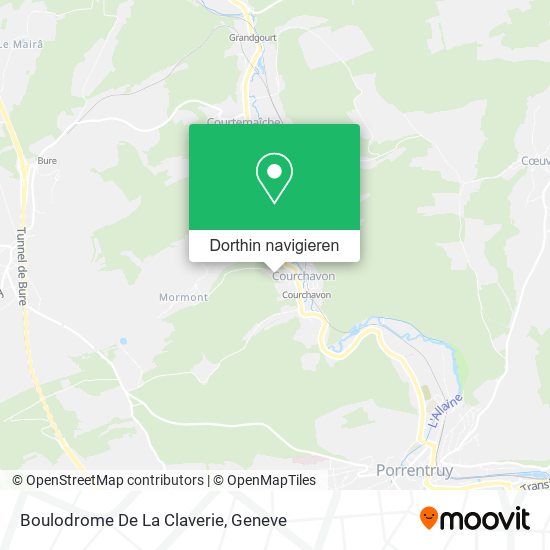 Boulodrome De La Claverie Karte