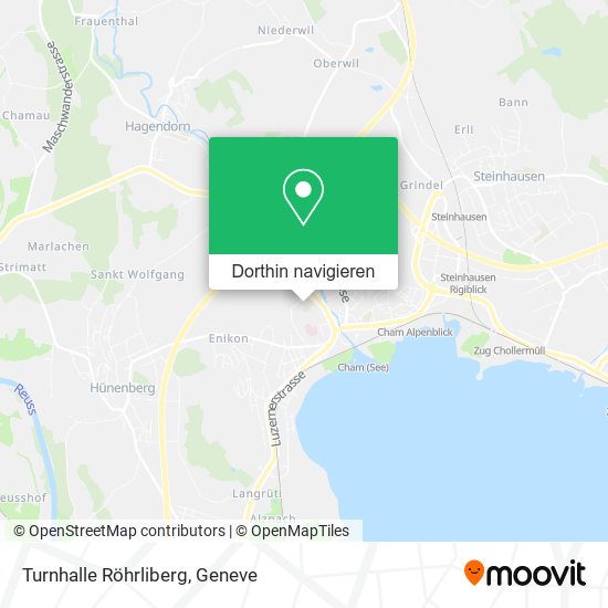 Turnhalle Röhrliberg Karte