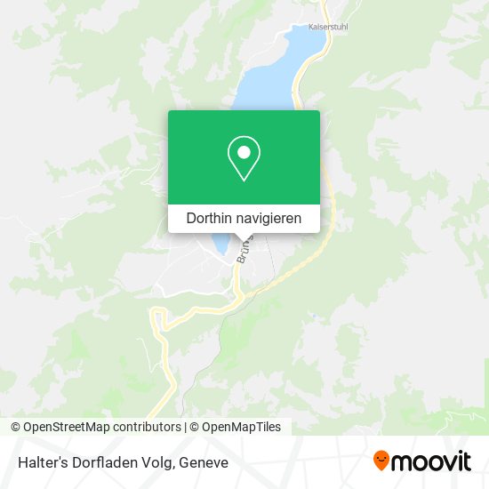 Halter's Dorfladen Volg Karte