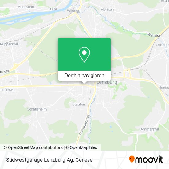 Südwestgarage Lenzburg Ag Karte