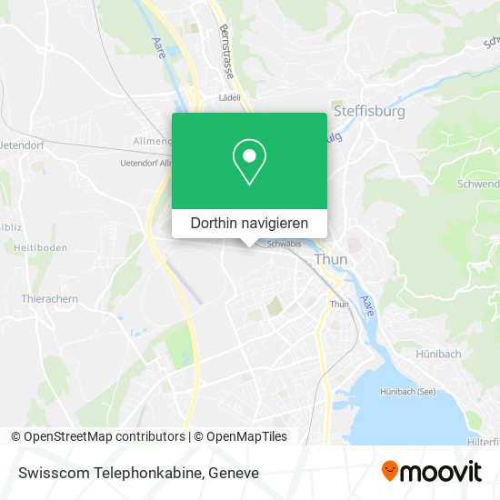 Swisscom Telephonkabine Karte