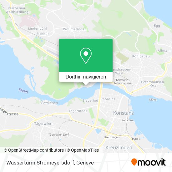 Wasserturm Stromeyersdorf Karte