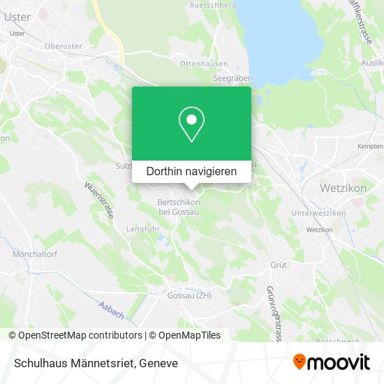 Schulhaus Männetsriet Karte