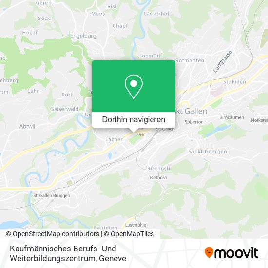 Kaufmännisches Berufs- Und Weiterbildungszentrum Karte