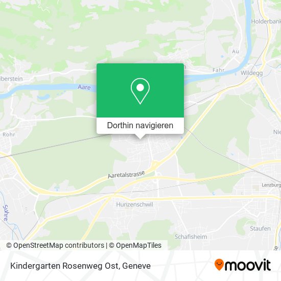 Kindergarten Rosenweg Ost Karte