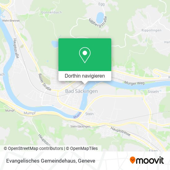 Evangelisches Gemeindehaus Karte