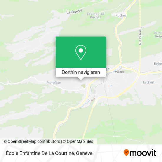 École Enfantine De La Courtine Karte