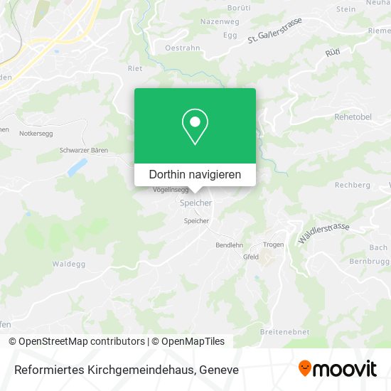 Reformiertes Kirchgemeindehaus Karte