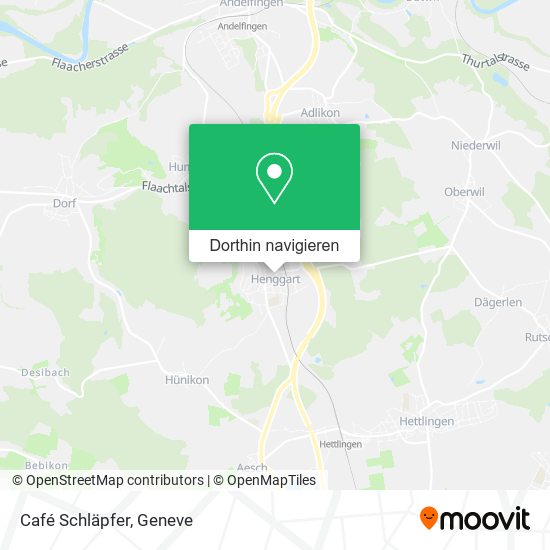 Café Schläpfer Karte