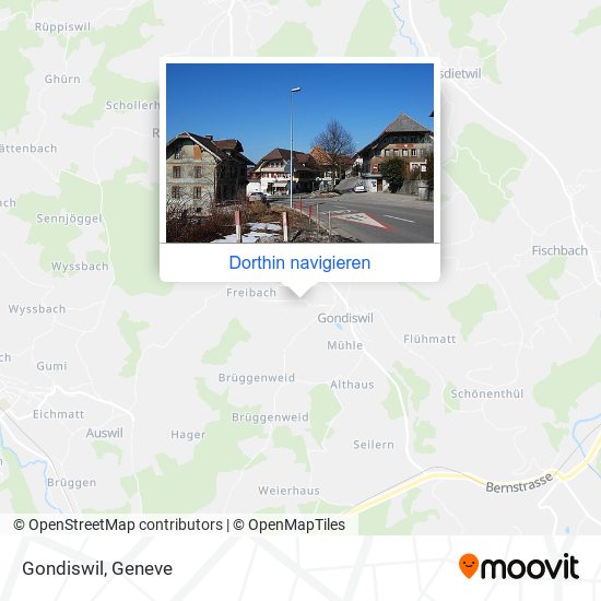 Gondiswil Karte