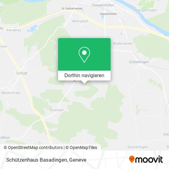 Schützenhaus Basadingen Karte