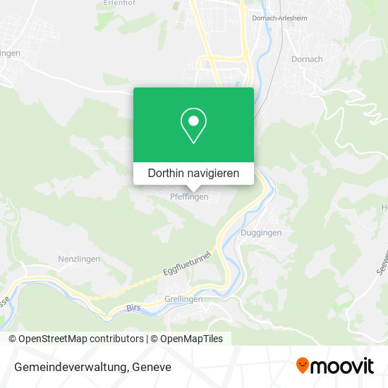 Gemeindeverwaltung Karte