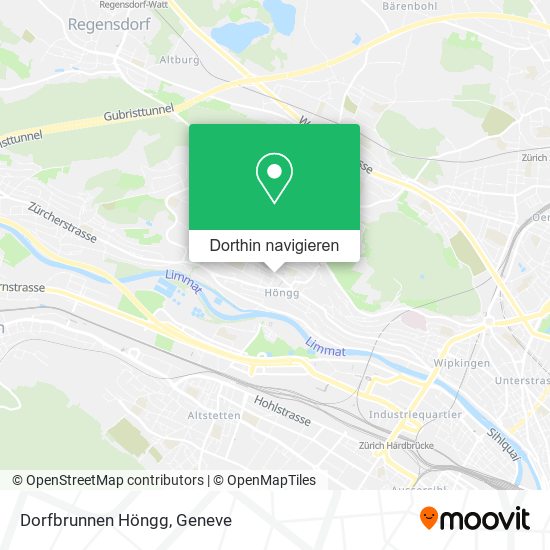 Dorfbrunnen Höngg Karte