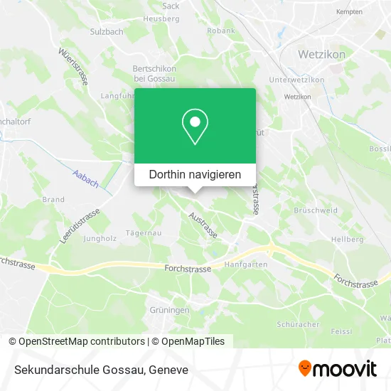 Sekundarschule Gossau Karte