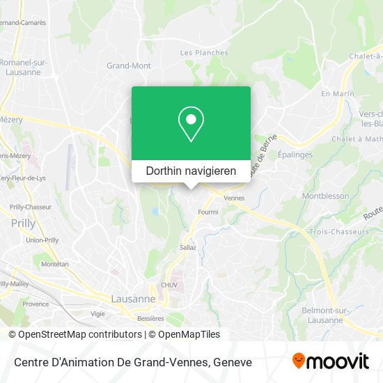 Centre D'Animation De Grand-Vennes Karte