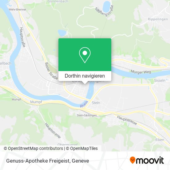 Genuss-Apotheke Freigeist Karte