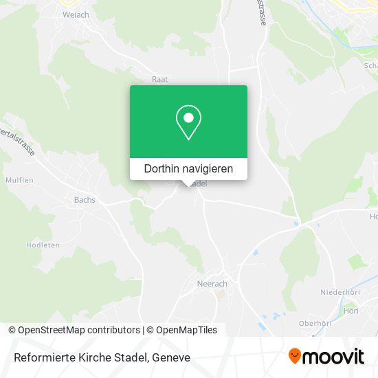 Reformierte Kirche Stadel Karte