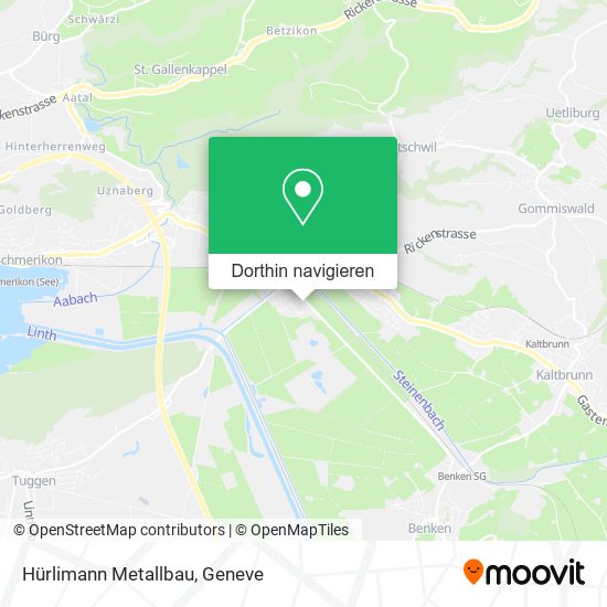 Hürlimann Metallbau Karte