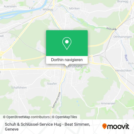 Schuh & Schlüssel-Service Hug - Beat Simmen Karte