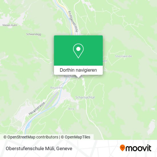 Oberstufenschule Müli Karte