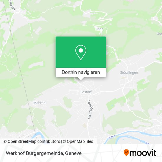 Werkhof Bürgergemeinde Karte