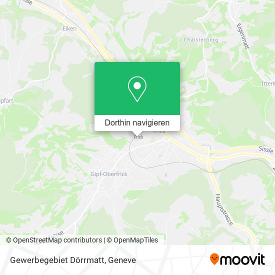 Gewerbegebiet Dörrmatt Karte