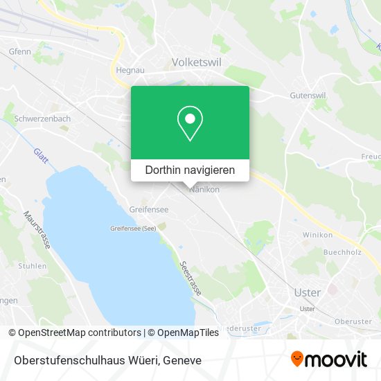Oberstufenschulhaus Wüeri Karte