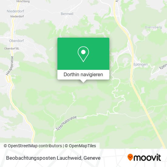 Beobachtungsposten Lauchweid Karte