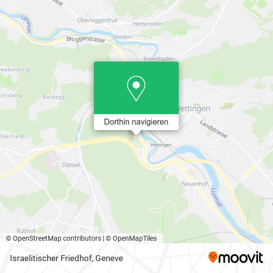 Israelitischer Friedhof Karte