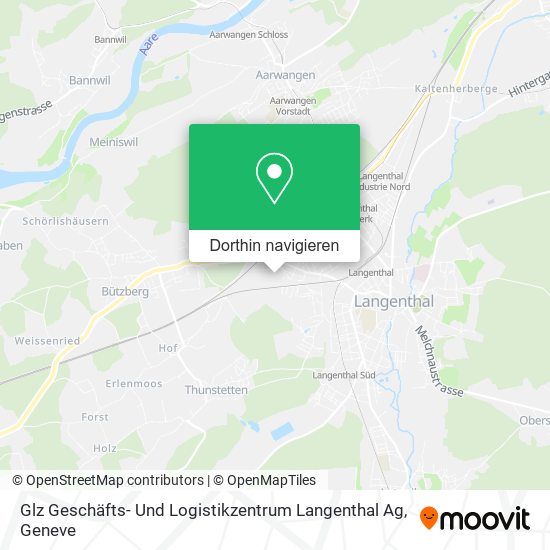 Glz Geschäfts- Und Logistikzentrum Langenthal Ag Karte