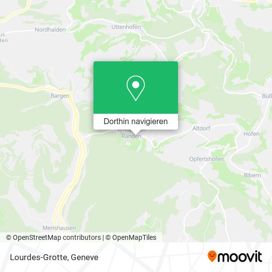 Lourdes-Grotte Karte