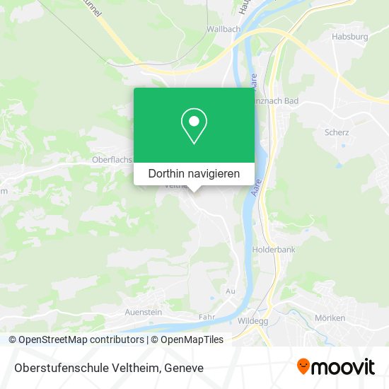 Oberstufenschule Veltheim Karte