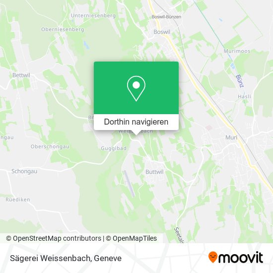 Sägerei Weissenbach Karte