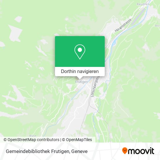Gemeindebibliothek Frutigen Karte